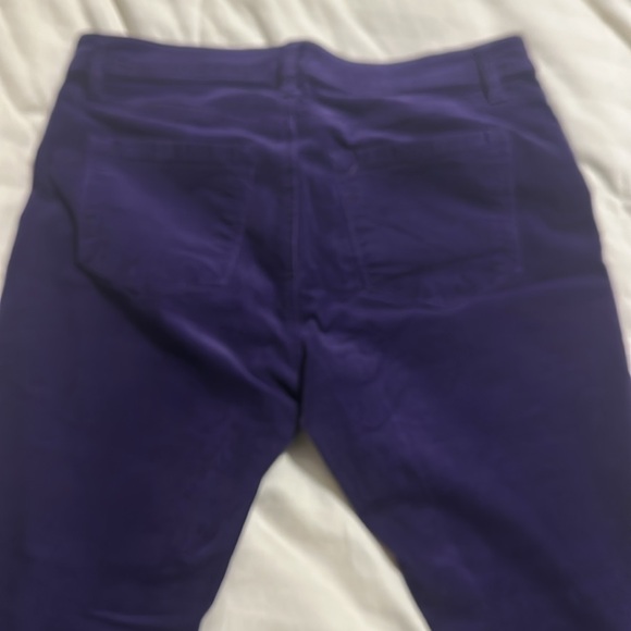 LOFT - Super Skinny Purple Corduroys - Size 28/6 - Picture 7 of 7